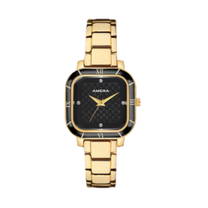 AMERA Rose Gold Square Dial Women’s Watch