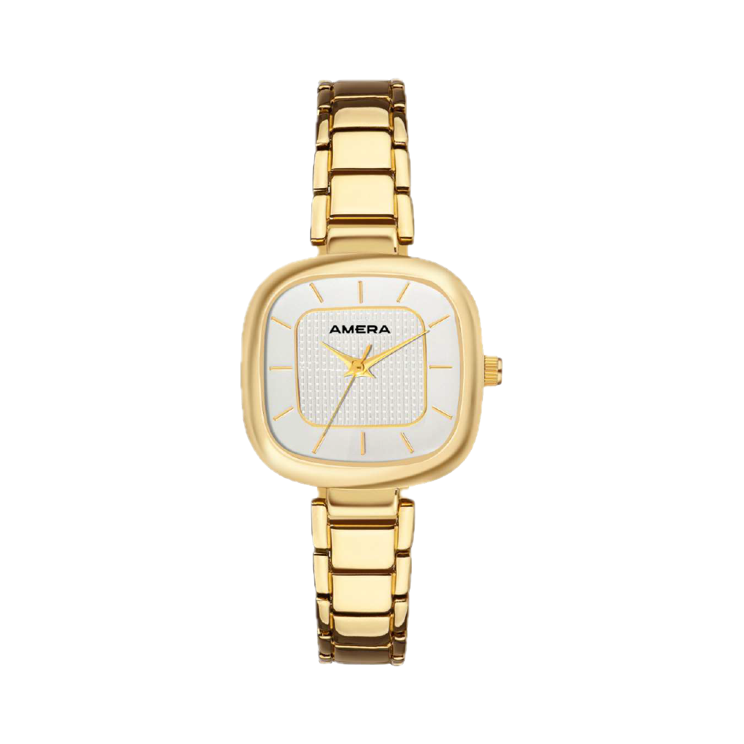 AMERA Rose Gold Textured Dial Women’s Watch