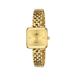 AMERA Gold Square Dial Women’s Watch