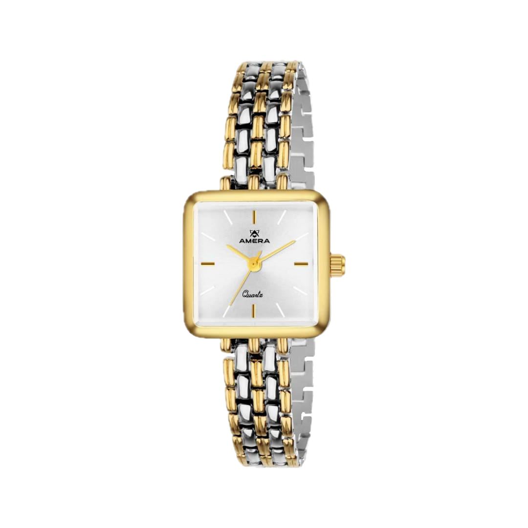 AMERA Gold Square Dial Women’s Watch
